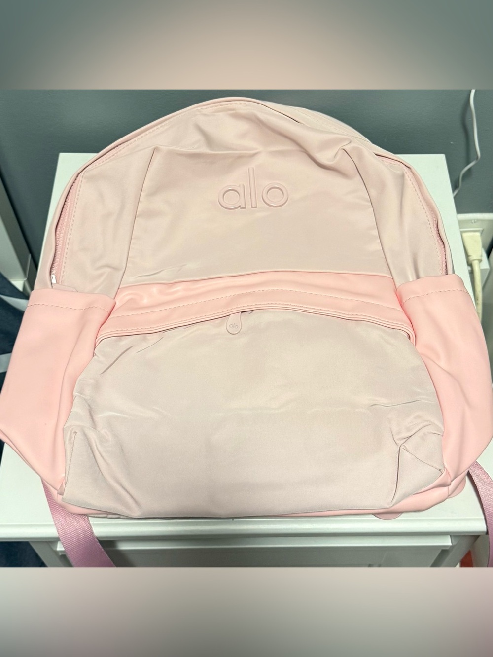 ALO Yoga K Pink Backpack